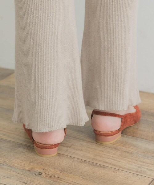 URBAN RESEARCH ROSSO（アーバンリサーチロッソ）の「『MADE IN JAPAN』F by ROSSO　バックストラップスウェードパンプス（パンプス・レディース・TERRACOTTA/K/BROWN・36/37/38）」の13枚目の写真