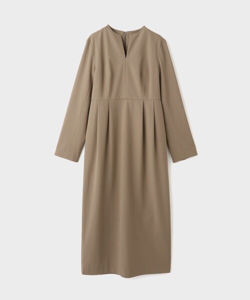 ROPE'（ロペ）の「【一部店舗限定】【REALM（レルム）】SLASH-NECK DRESS｜ドレス（ドレス・レディース・ブラウン系/ブラック・36/38）」の18枚目の写真