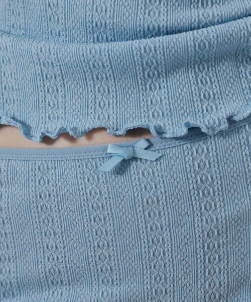 URBAN RESEARCH（アーバンリサーチ）の「STUDIO DOE　Jacquard Loungewear Set（その他アンダーウェア/インナー・レディース・BLUE/WHITE/GREY・M/S）」の19枚目の写真