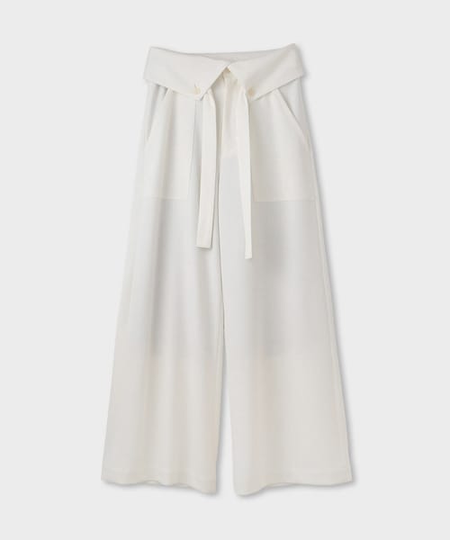 ROPE'(ロペ)の「【一部店舗限定】【REALM(レルム)】BAKER PANTS|ワイドパンツ 26SS(その他パンツ・レディース・ブラック/ホワイト/ブラウン系・36/38)」の1枚目の写真