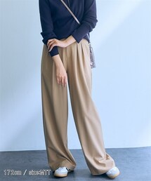 nissen | 【Essenave】ツータックワイドパンツ(パンツ)