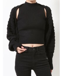 MURUA | テープヤーンニットボレロ×タンクSET(カーディガン/ボレロ)