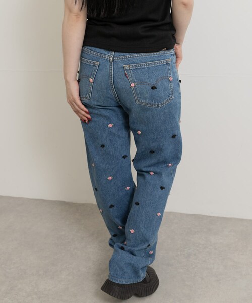 THE GOODLAND MARKET（ザグッドランドマーケット）の「neith.tokyo　Upcycling Flower Denim（デニムパンツ・レディース・Assort 1/Assort 2/Assort 3・one）」の7枚目の写真