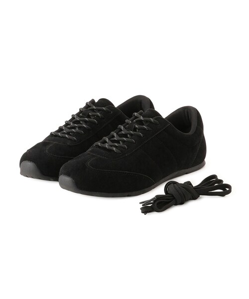 ROPE' PICNIC（ロペピクニック）の「シルバー＆スエードライクフラットスニーカー（スニーカー・レディース・ブラック/ダークブラウン/シルバー・23.0/24.0/25.0）」の19枚目の写真