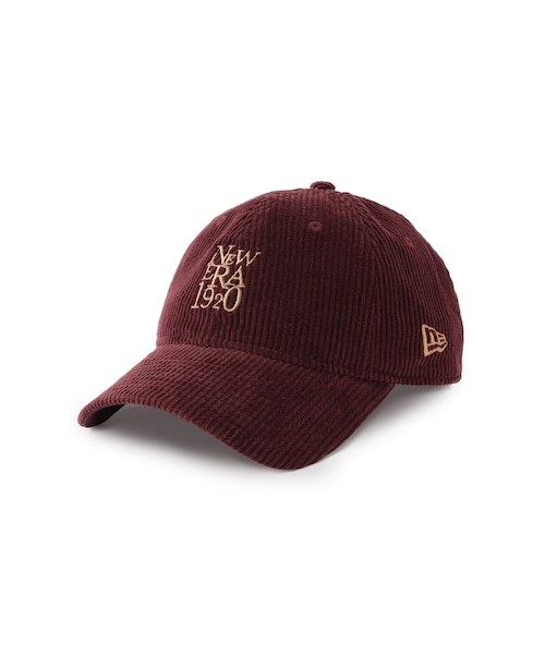 ROPE' PICNIC(ロペピクニック)の「【NEW ERA(R)/ニューエラ別注】CORDUROY 920CS(キャップ・レディース・ブラック/キナリ/ワイン系・F)」の3枚目の写真