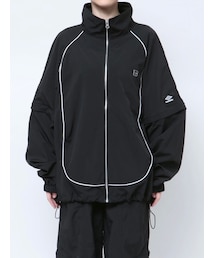 EMODA | 【UMBRO×EMODA】2WAYオーバーナイロンブルゾン(ブルゾン)