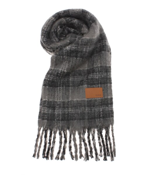 EVRIS（エヴリス）の「ソフトシャギーマフラー（マフラー・レディース・ホワイト/グレー/ブラック/レッド/ブラウン・F）」の17枚目の写真