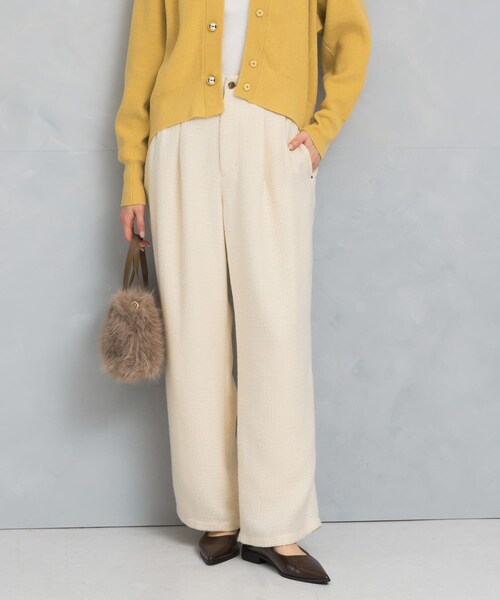 URBAN RESEARCH ROSSO（アーバンリサーチロッソ）の「ツイードストレートパンツ（その他パンツ・レディース・IVORY/NAVY×BRN・36/38）」の3枚目の写真