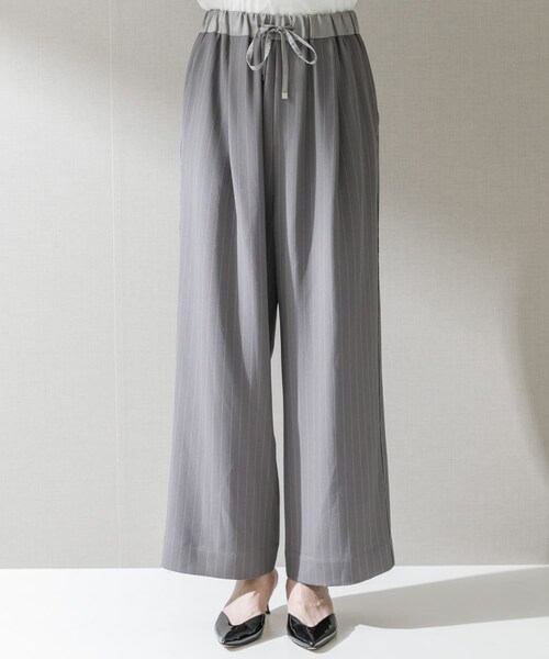 URBAN RESEARCH ROSSO（アーバンリサーチロッソ）の「ピンストライプイージーパンツ（その他パンツ・レディース・L.BEIGE/CHARCOAL・FREE）」の15枚目の写真