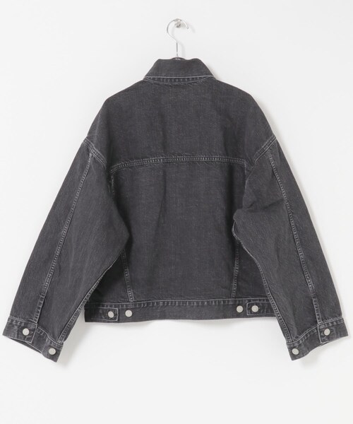 かぐれ（カグレ）の「HARi　WIDE SLEEVE DENIM JACKET（デニムジャケット・レディース・BLACK・2）」の17枚目の写真