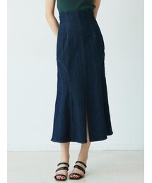 LAGUNAMOON | カーブパネルマーメイドデニムスカート(デニムスカート)