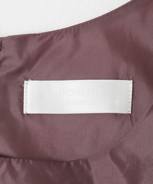 URBAN RESEARCH（アーバンリサーチ）の「AMOMENTO　NYLON VOLUME MINI DRESS（ワンピース・レディース・BLACK/PURPLE・0）」の13枚目の写真