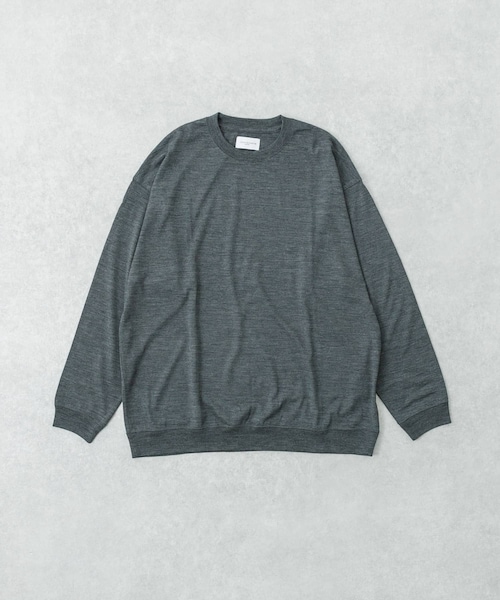 URBAN RESEARCH(アーバンリサーチ)の「new basic WASHABLE MERINO WOOL CREW-NECK(ニット/セーター・メンズ・BLACK/CHARCOAL/BROWN・M/L/XL)」の3枚目の写真