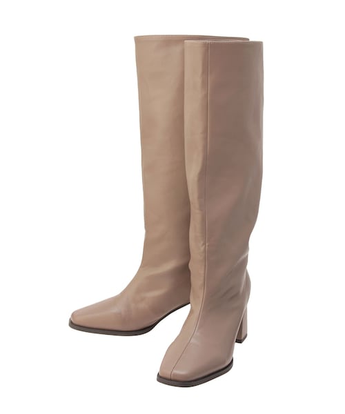 dazzlin（ダズリン）の「ルーズロングブーツ（ブーツ・レディース・ブラック/ベージュ・L/M）」の12枚目の写真