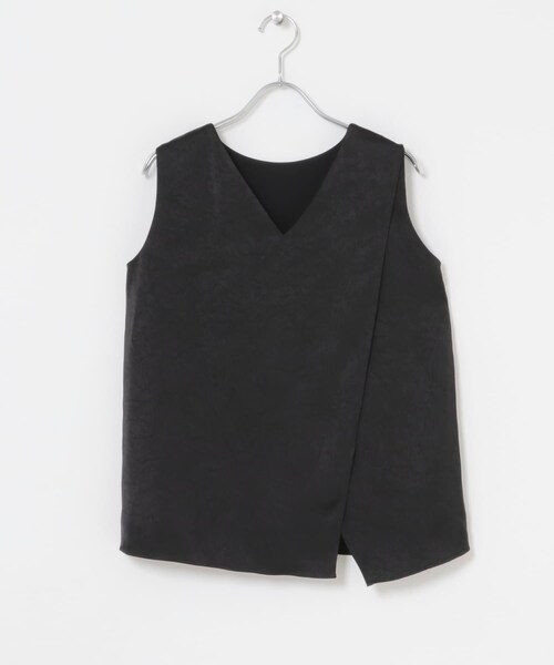 URBAN RESEARCH ROSSO（アーバンリサーチロッソ）の「2WAYネックサテンブラウス（シャツ/ブラウス・レディース・OFF WHITE/BLACK・Free）」の8枚目の写真