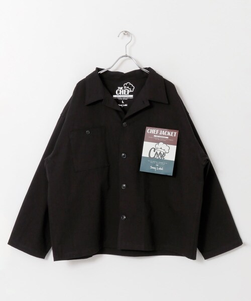 URBAN RESEARCH Sonny Label（アーバンリサーチサニーレーベル）の「CHEF JACKET（カバーオール・メンズ・カーキ/アイボリー/ブラック/ブラウン/ヒッコリー/オンブレ/グレージュCH・M/L）」の18枚目の写真