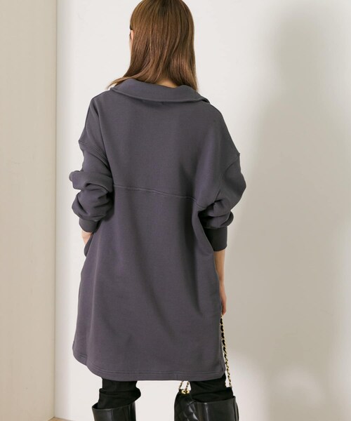 URBAN RESEARCH Sonny Label（アーバンリサーチサニーレーベル）の「ハーフジップスウェットチュニック（チュニック・レディース・オレンジ/グレー/ブラック・FREE）」の18枚目の写真