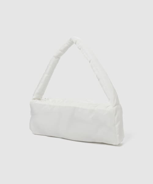 URBAN RESEARCH（アーバンリサーチ）の「kokyo　Rectangulo Puff Bag（ハンドバッグ・レディース・white/camel・FREE）」の4枚目の写真