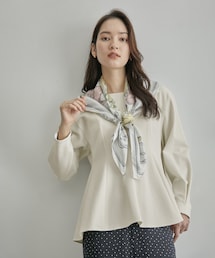 ROPE' | 裏起毛ペプラムブラウス/セットアップ対応(シャツ/ブラウス)