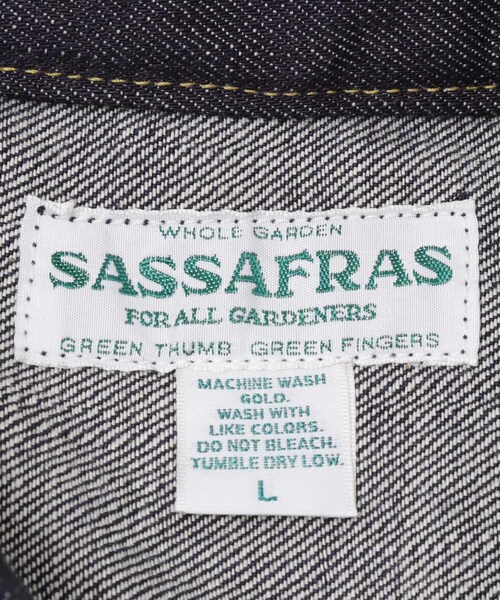 URBAN RESEARCH DOORS（アーバンリサーチドアーズ）の「『別注』SASSAFRAS×DOORS　GARDENER R JACKET（デニムジャケット・メンズ・INDIGO・S/M）」の7枚目の写真