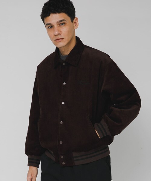 URBAN RESEARCH Sonny Label（アーバンリサーチサニーレーベル）の「『別注』GEM SPORTSWEAR×Sonny Label　コーデュロイパデッドブルゾン（ブルゾン・メンズ・ダークブラウン/ネイビー・M/L）」の12枚目の写真
