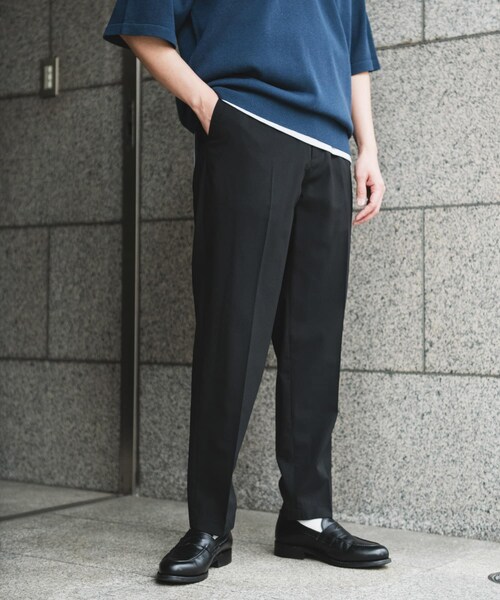 URBAN RESEARCH DOORS（アーバンリサーチドアーズ）の「『UR TECH DRYLUXE』『イージーケア/速乾/UVカット』テーパードパンツ（その他パンツ・メンズ・NAVY/CHALK/BLUE GREEN/BLACK・S/M/L/XL）」の11枚目の写真