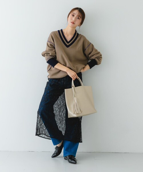 RODE SKO（ロデスコ）の「『MADE IN JAPAN』ポインテッドレースアップシューズ（ドレスシューズ・レディース・MOCHA/BLACK・36/37/38）」の9枚目の写真