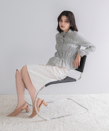 URBAN RESEARCH ROSSO WOMEN | チェックシャーリングブラウス(シャツ/ブラウス)
