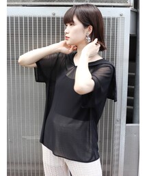 MURUA | セーラーカラーチュールトップス(Tシャツ/カットソー)