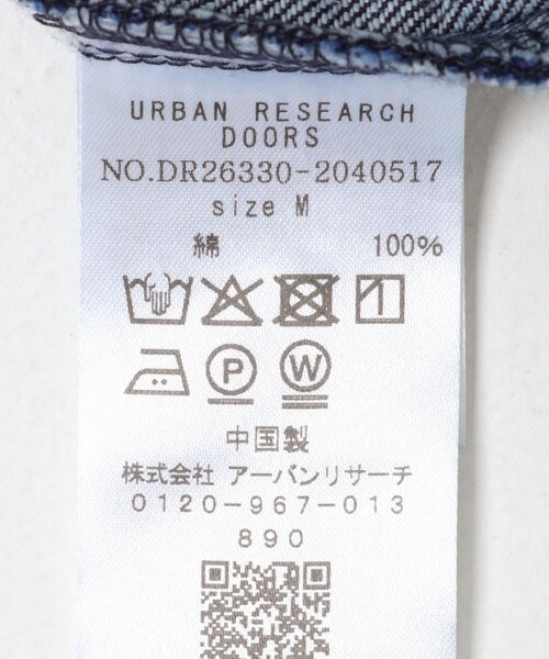 URBAN RESEARCH DOORS(アーバンリサーチドアーズ)の「デニムワイドパンツ(デニムパンツ・レディース・INDIGO/ONE WHASH・S/M/L)」の12枚目の写真