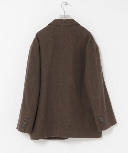 URBAN RESEARCH(アーバンリサーチ)の「new basic BOILED WOOL JACKET(テーラードジャケット・レディース・BLACK/BROWN・36/38)」の10枚目の写真