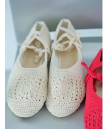 Ungrid | メッシュ編みフラットシューズ(その他シューズ)