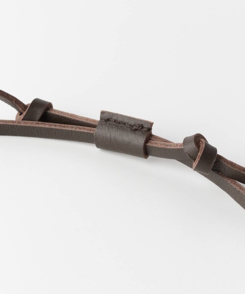 KBF（ケイビーエフ）の「レザーチョーカー（ネックレス・レディース・D/BROWN/BEIGE・One）」の6枚目の写真