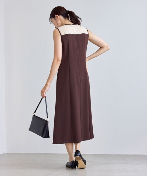 ROPE' PICNIC(ロペピクニック)の「【Mon E’toile/モンエトワール】バルーンビスチェセットワンピース/マルチWAY(ドレス・レディース・チャコール/ダークブラウン/ベージュ・M/S)」の21枚目の写真