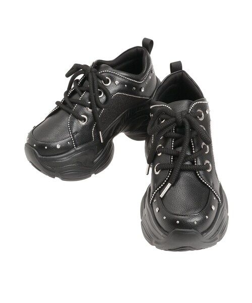 GYDA（ジェイダ）の「GG bijou design スニーカー（その他シューズ・レディース・オフホワイト/ブラック・S/M/L）」の12枚目の写真