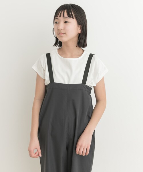 URBAN RESEARCH DOORS(アーバンリサーチドアーズ)の「『親子リンク』add fabrics防汚Tシャツ(KIDS)(その他トップス・キッズ・ORANGE/WHITE・105/120/135/150)」の22枚目の写真