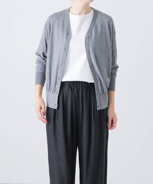 かぐれ（カグレ）の「コットンエアリーカーディガン（カーディガン/ボレロ・レディース・YELLOW/GRAY/BLACK・FREE）」の20枚目の写真