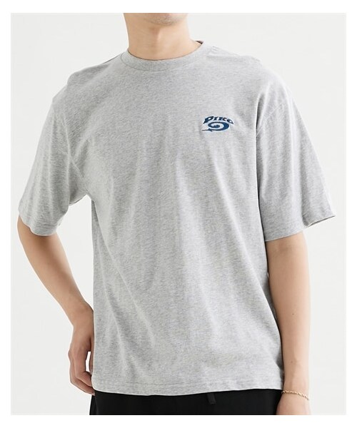 nissen（ニッセン）の「綿100％バックプリント半袖Tシャツ　PIKO（ピコ）（Tシャツ/カットソー・メンズ・杢グレー/ブラック・M/L/LL）」の5枚目の写真