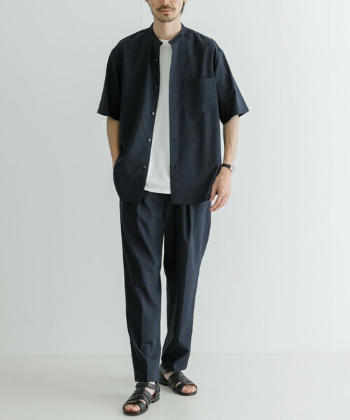 URBAN RESEARCH(アーバンリサーチ)の「TRON WOOL イージートラウザー(その他パンツ・メンズ・BLUE/NAVY/KHAKI・S/M/L)」の20枚目の写真