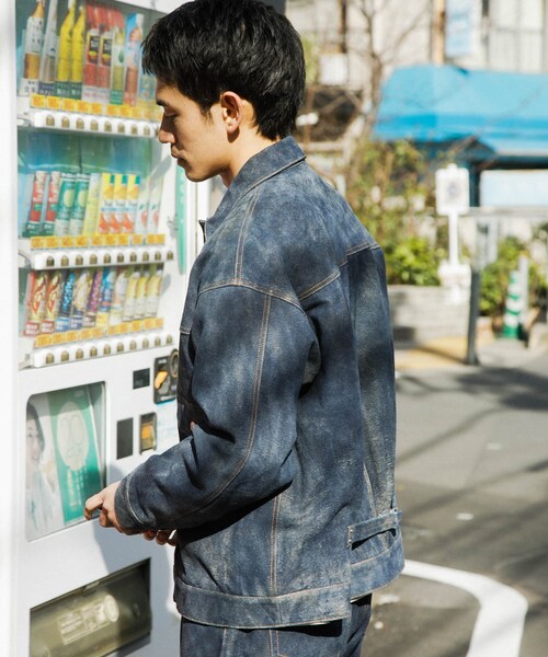 URBAN RESEARCH（アーバンリサーチ）の「『別注』SEVEN BY SEVEN×URBAN RESEARCH　1ST TYPE LEATHER JACKET（テーラードジャケット・メンズ・BLACK/NAVY・M/L）」の16枚目の写真