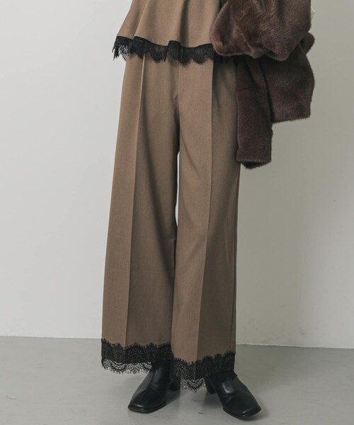 SENSE OF PLACE by URBAN RESEARCH（センスオブプレイスバイアーバンリサーチ）の「レースキャミオールインワン（つなぎ/オールインワン・レディース・CHARCOAL/CAMEL・S/M）」の11枚目の写真