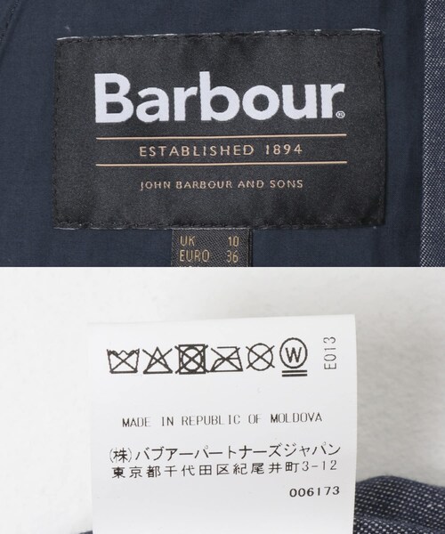URBAN RESEARCH DOORS（アーバンリサーチドアーズ）の「Barbour　FRECKLETON CASUAL JACKET（デニムジャケット・レディース・INDIGO・10）」の9枚目の写真