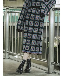 jouetie | クロシェロングスカート【セットアップ対応】(スカート)