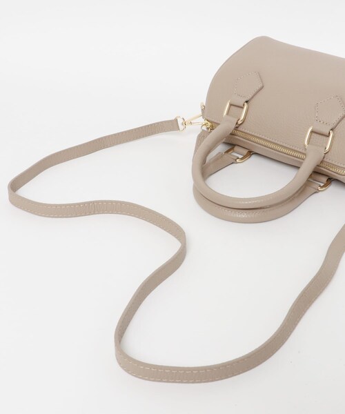 URBAN RESEARCH Sonny Label（アーバンリサーチサニーレーベル）の「AULENTTI　ミニボストンバッグ（ボストンバッグ・レディース・BLACK/BEIGE・one）」の12枚目の写真