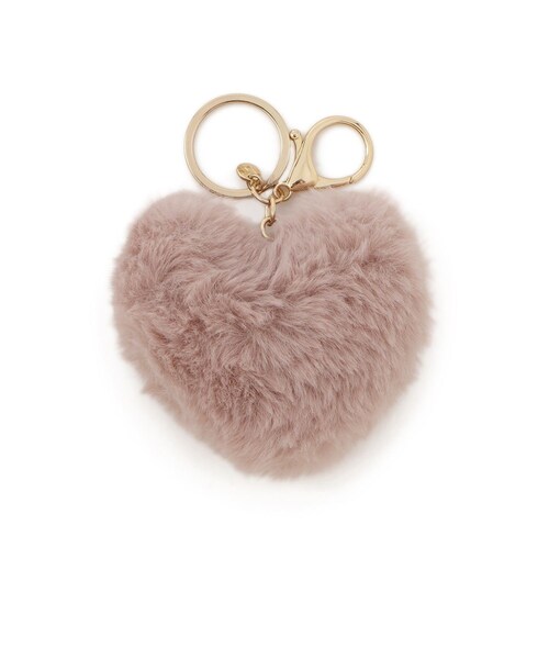 VIS(ビス)の「ハートファーチャーム(キーホルダー・レディース・オフホワイト/ベージュ/ピンク・F)」の12枚目の写真