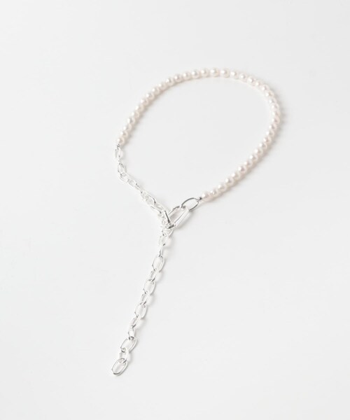 URBAN RESEARCH ROSSO（アーバンリサーチロッソ）の「in mood　CLIP PEARL NECKLACE（ネックレス・レディース・SV・-）」の3枚目の写真