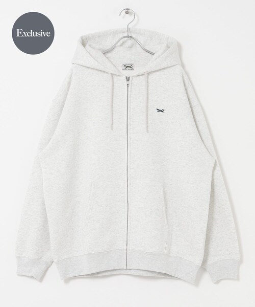 URBAN RESEARCH DOORS（アーバンリサーチドアーズ）の「『別注』PENNEYS×DOORS　THE FOX フルジップパーカー（パーカー・メンズ・ASH GRAY/NAVY・M/L）」の3枚目の写真