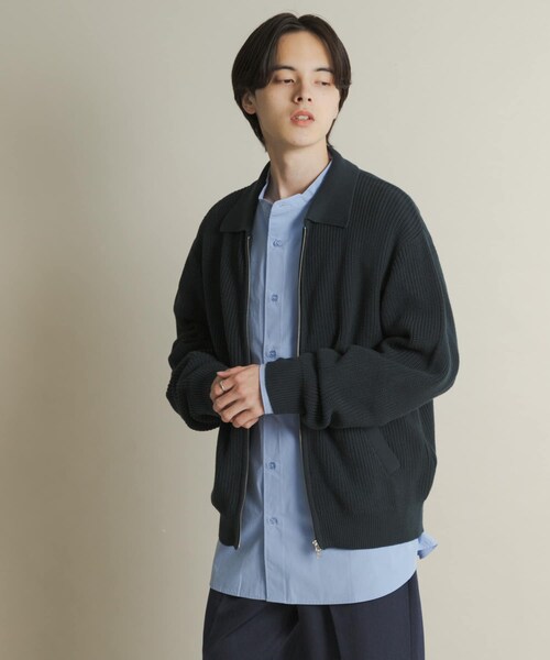 SENSE OF PLACE by URBAN RESEARCH(センスオブプレイスバイアーバンリサーチ)の「ダブルジップニットカーディガン(ニット/セーター・メンズ・GRAY/D.BLUE/RED・M/L)」の19枚目の写真