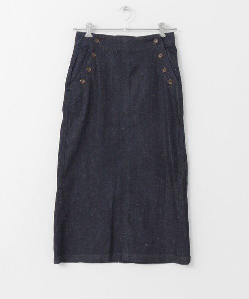 URBAN RESEARCH DOORS（アーバンリサーチドアーズ）の「DOORS×Lee　別注マリンロングスカート∴（デニムスカート・レディース・生成り/OW・S/M）」の15枚目の写真
