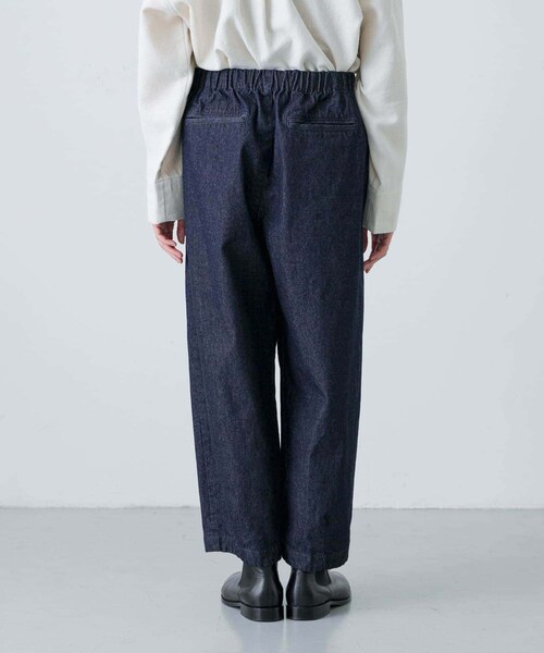 かぐれ（カグレ）の「デニムクロップドパンツ（デニムパンツ・レディース・INDIGO・FREE）」の3枚目の写真